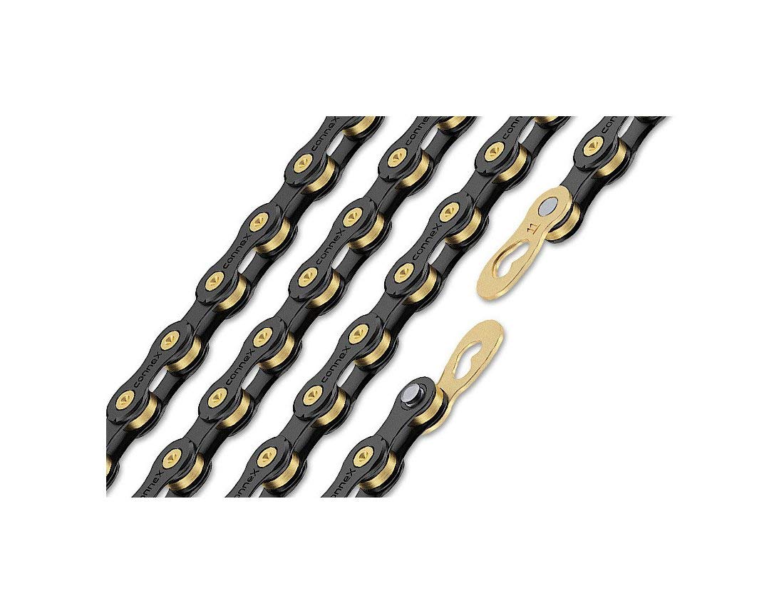 Цепь Wippermann CONNEX 9SB для 9-скоростной/9s/9-скоростной (Золото / черный) [Использовал]