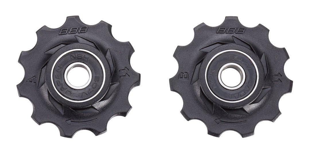 bbb Ролик переключателя велосипеда Shimano Rollerboy Черный 11T 9-скоростной/10-скоростной/11-скоростной BDP-02 чёрный